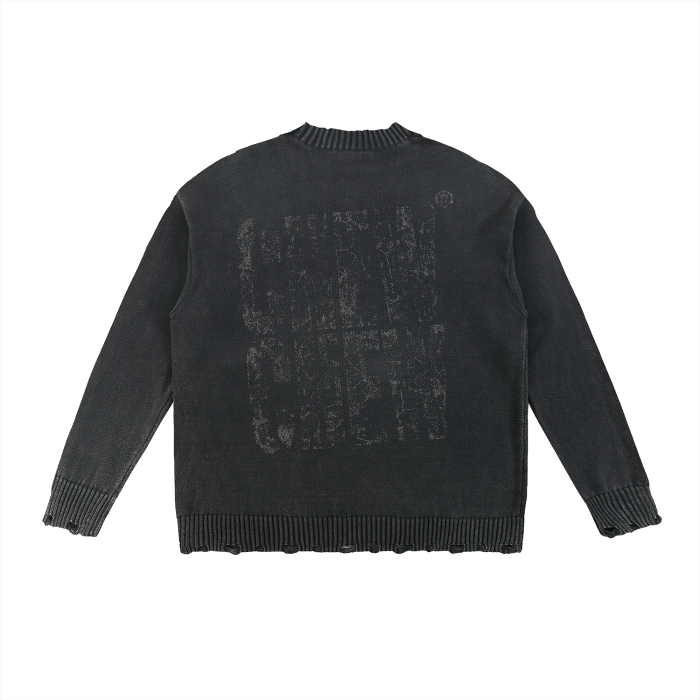 SMACKED Crew Knit – Ash Stone