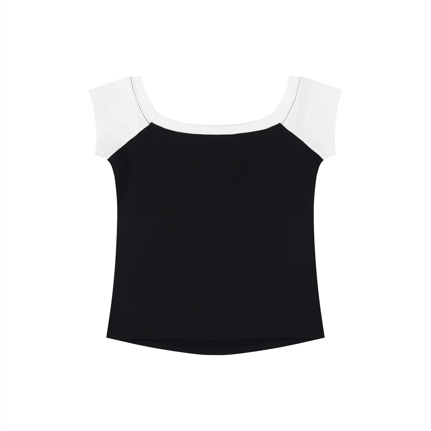 Watching Baby Tee – Black/White