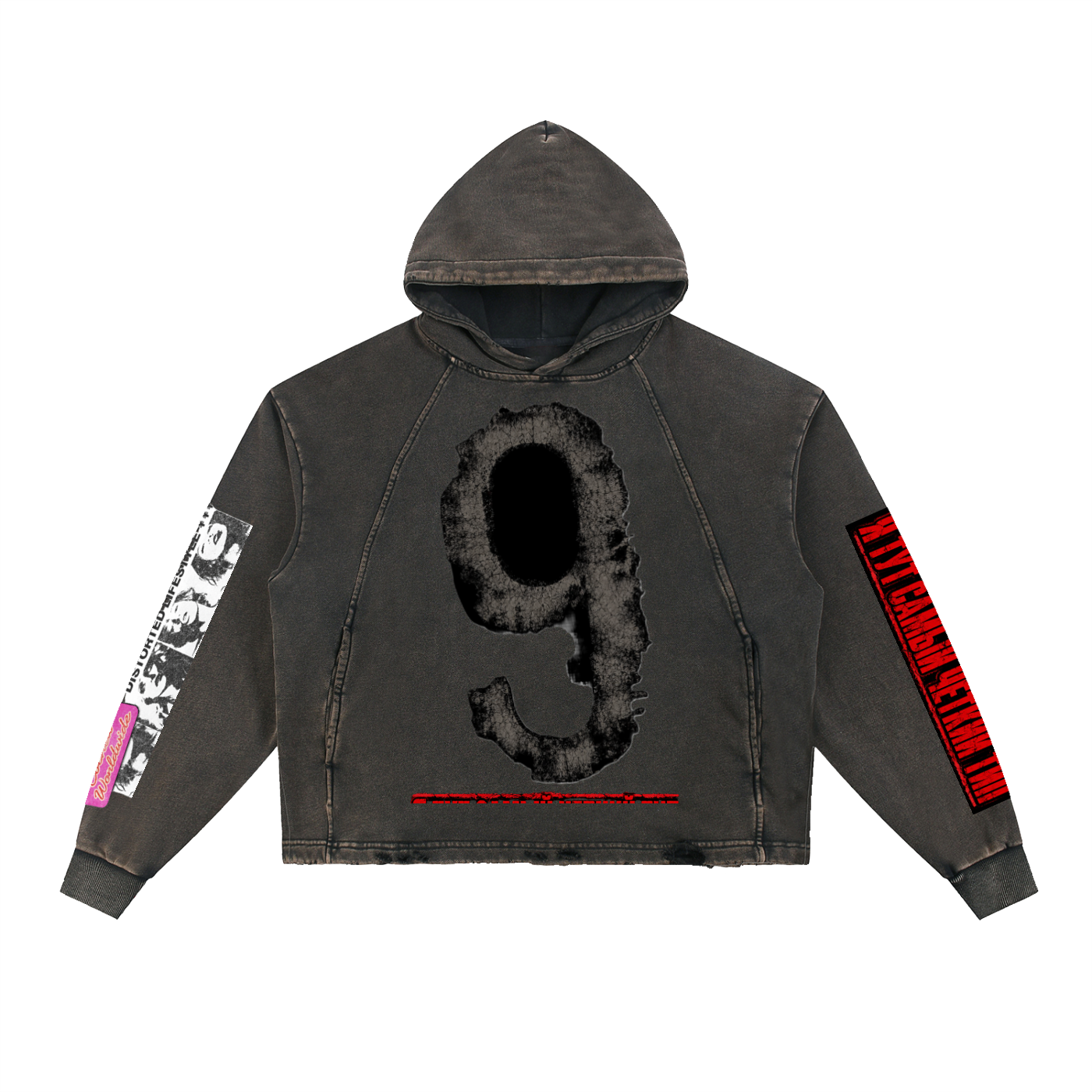 CHEW 99 Distorted Hoodie