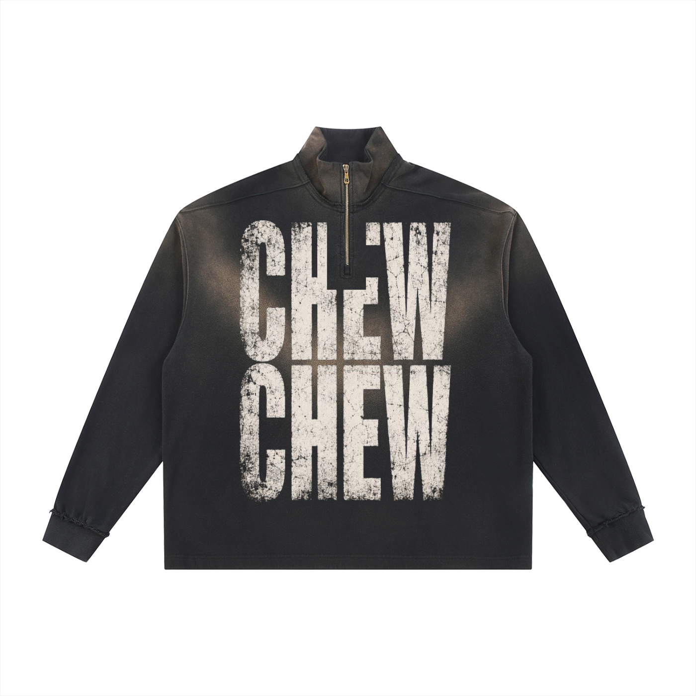 CHEW CHEW Quarter Zip -     Charcoal