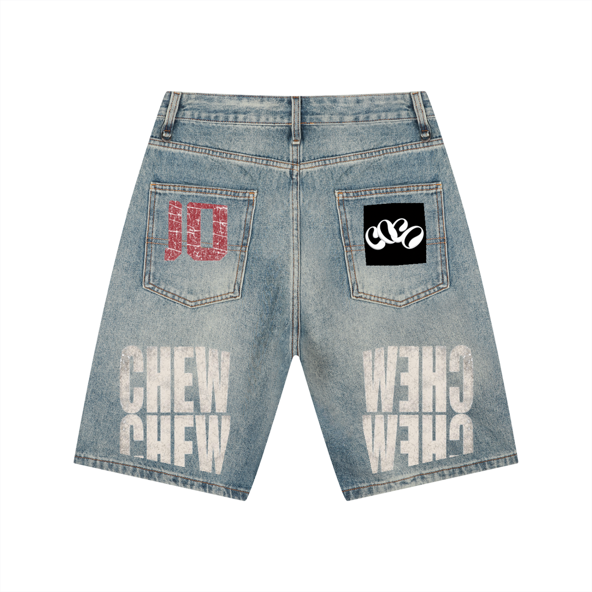 Club 4EVR Denim Shorts
