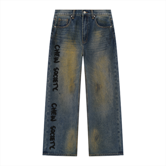 COCHEW Chew Society Vintage Wash Jeans