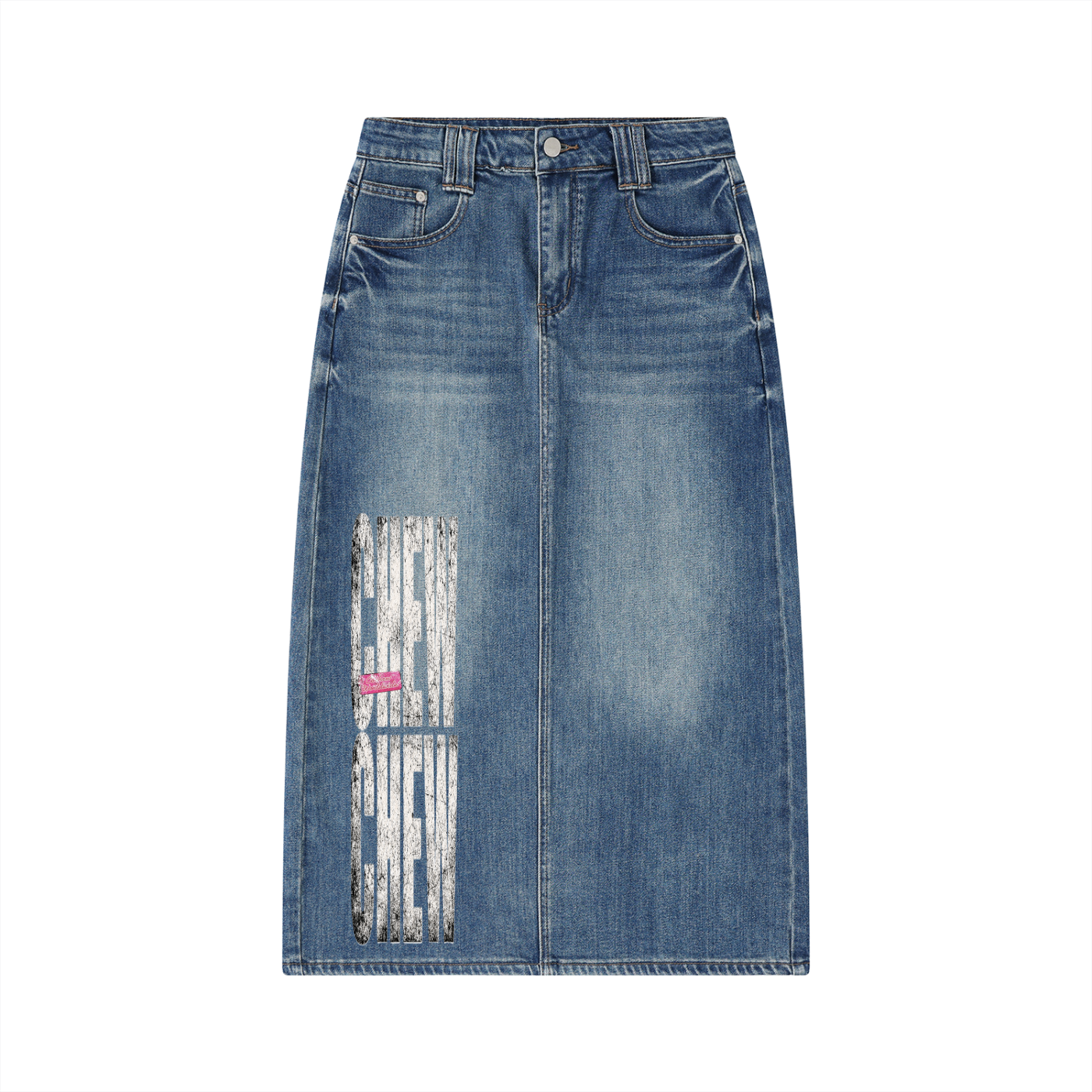 CHEW Archive Denim Maxi Skirt