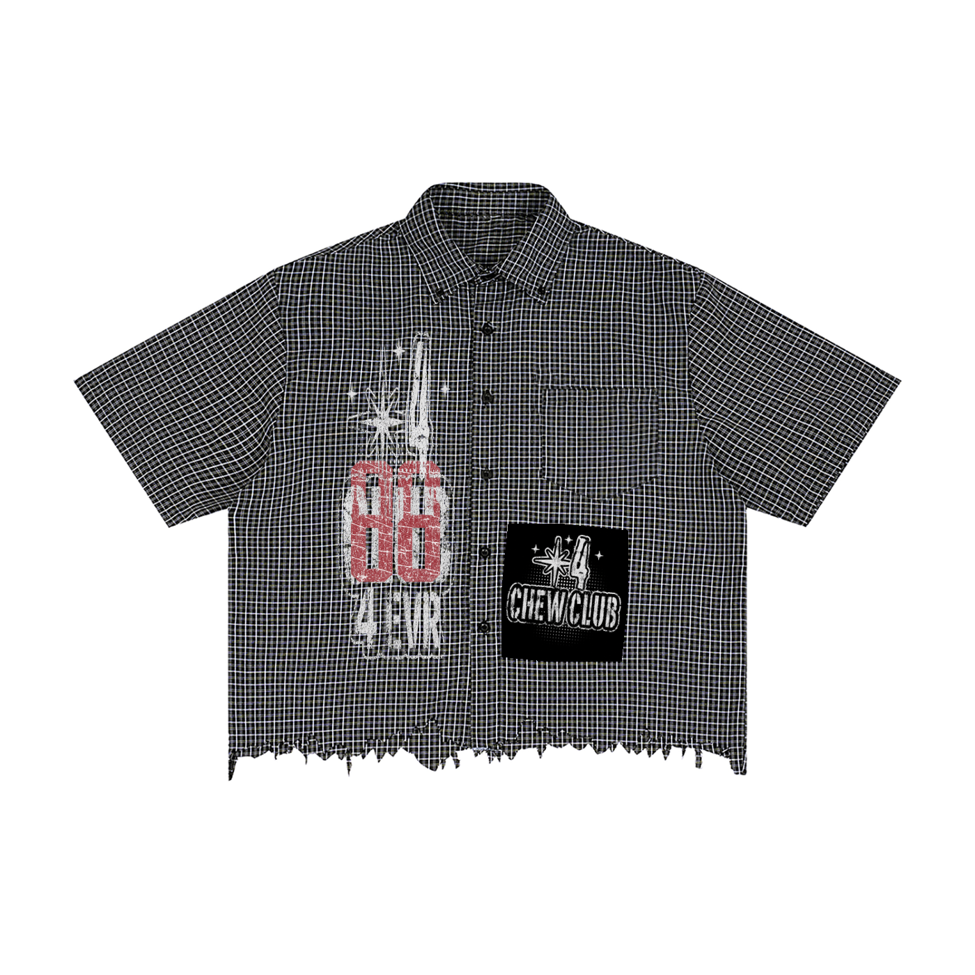 CHEW CLUB 4EVR Shirt - Black