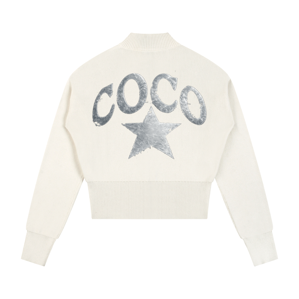 COCHEW Coco Star Zip Cardigan