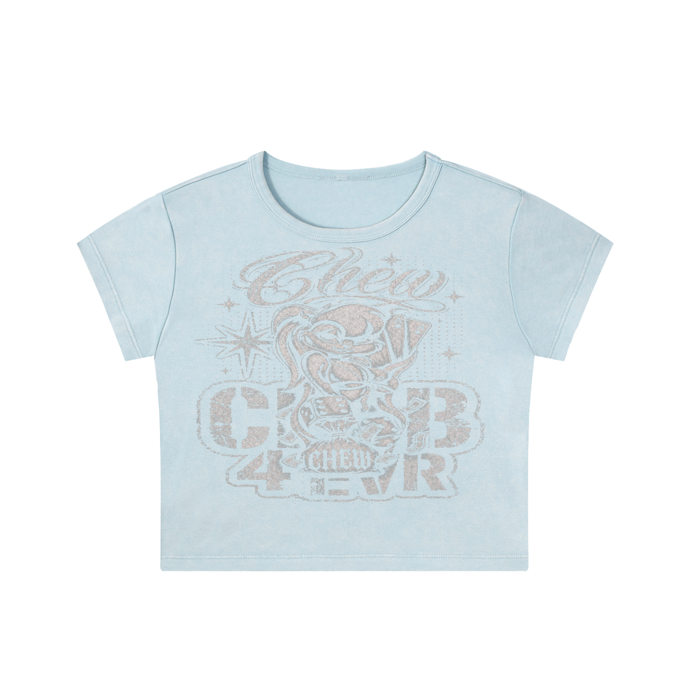 Snow Washed Crop Top