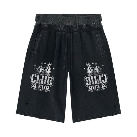 CHEW CLUB 4EVR TRACK SHORTS