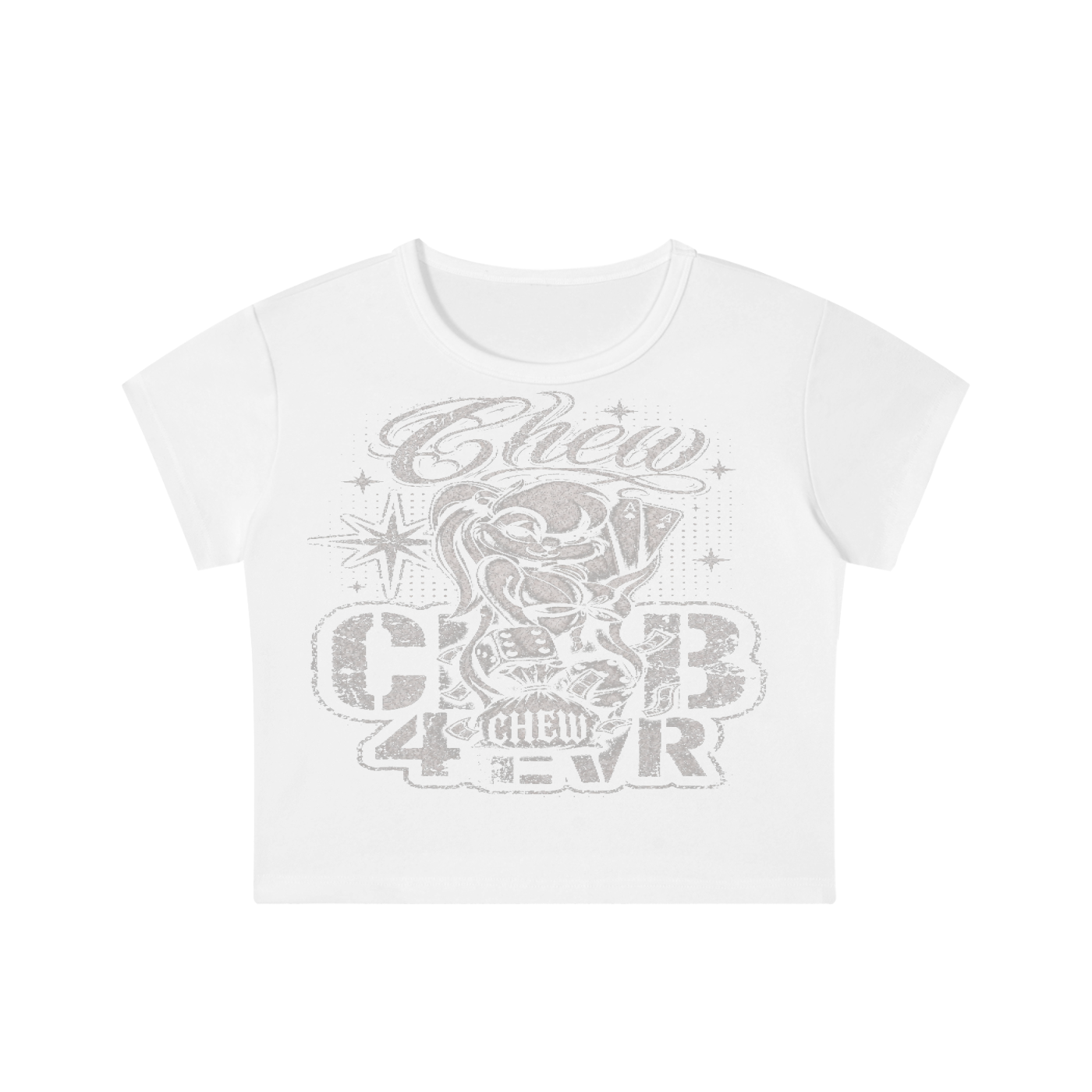 Snow Washed Crop Top