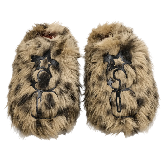 C9 ‘Leopard’ Fur Mule