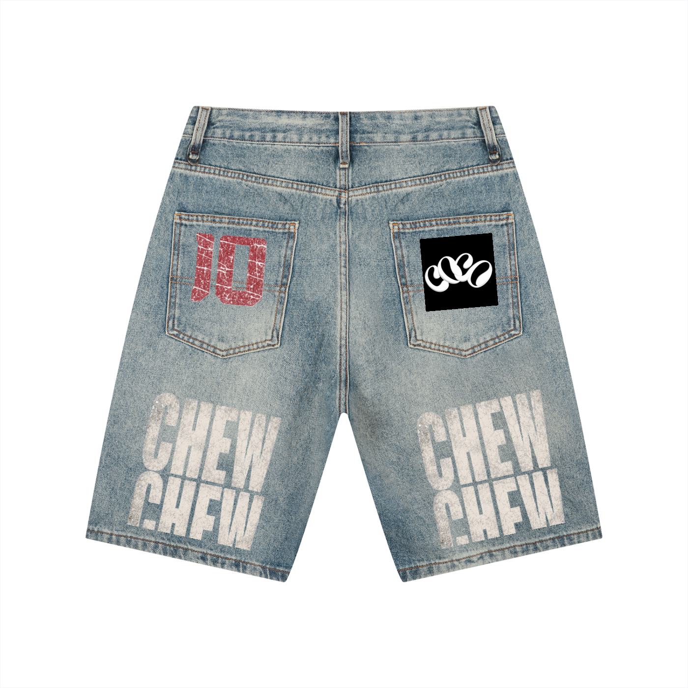 Club 4EVR Denim Shorts