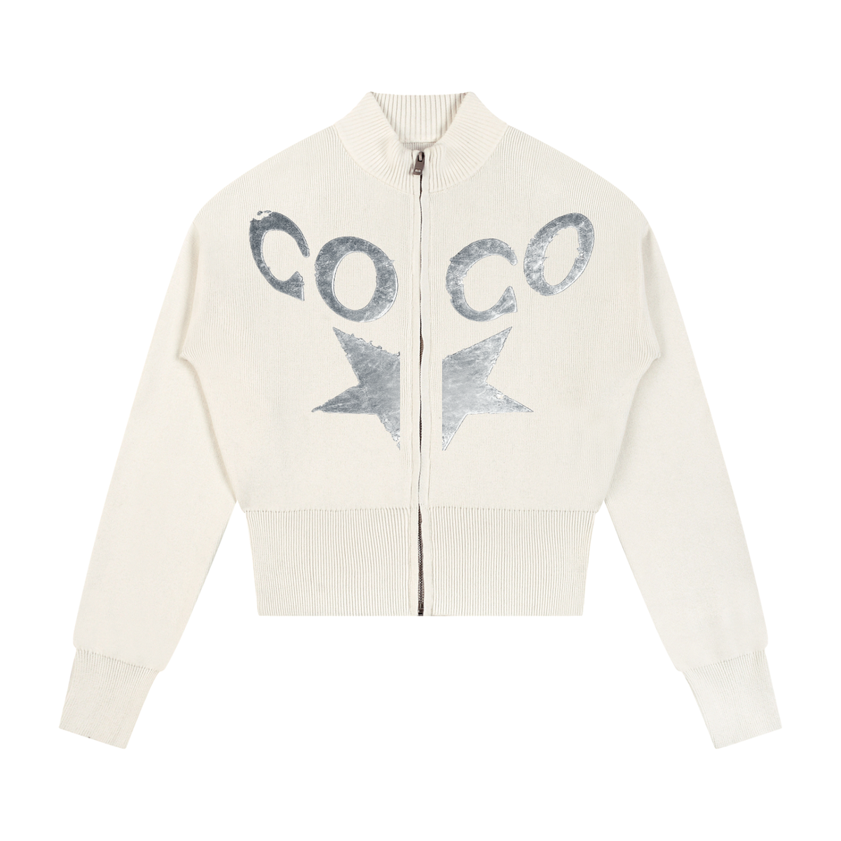 COCHEW Coco Star Zip Cardigan
