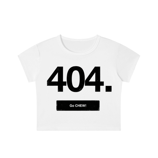 CHEW 404 Crop Top - White